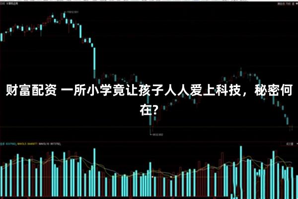 财富配资 一所小学竟让孩子人人爱上科技，秘密何在?